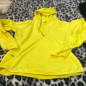 Nike workout hooded long sleeve